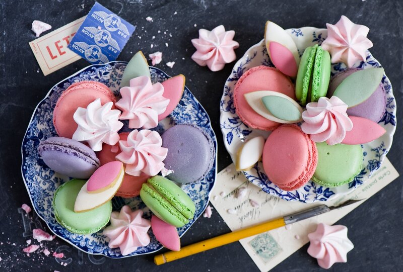 Macarons and Meringues — Blue