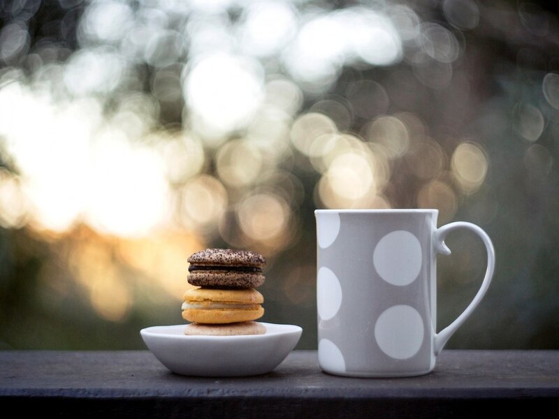 Macarons and Mug