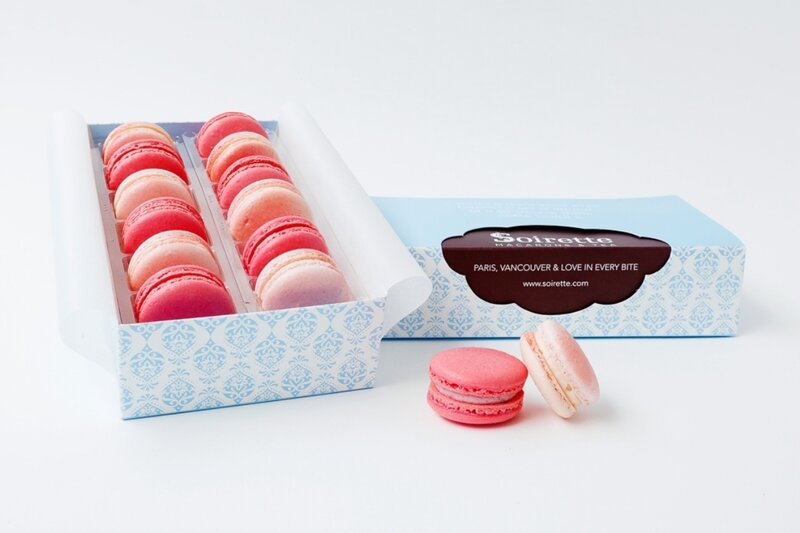 Macarons in a Box — Blue