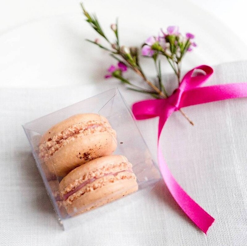 Macarons in a Box — Pink, Elegant