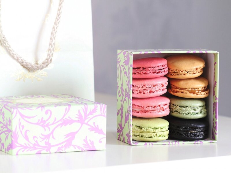 Macarons in a Box — Pink