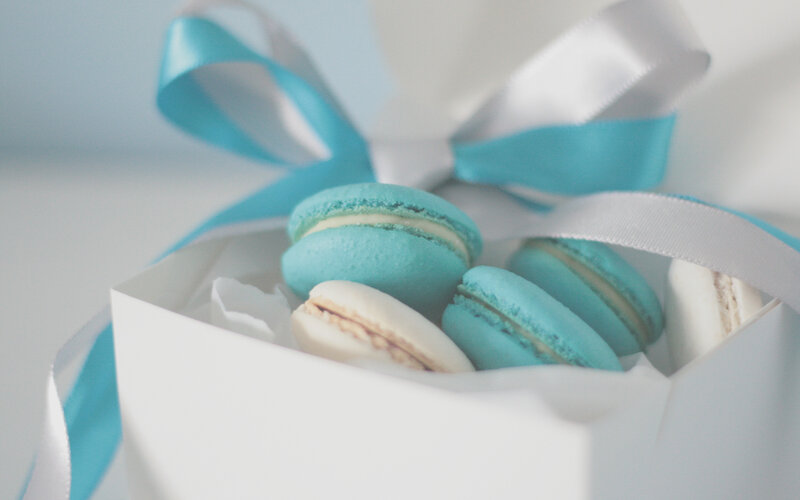 Macarons in a Box — White