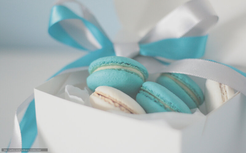 macarons in a gift box