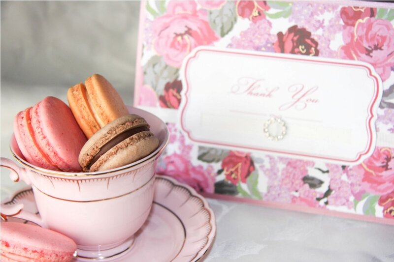 Macarons in Teacup