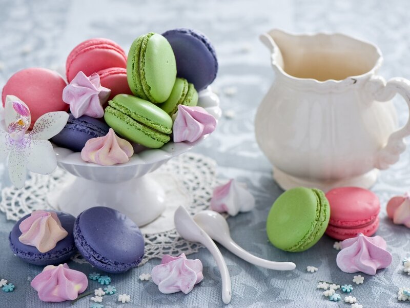 Macarons on a Stand