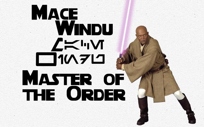 Mace Windu Master of the Order