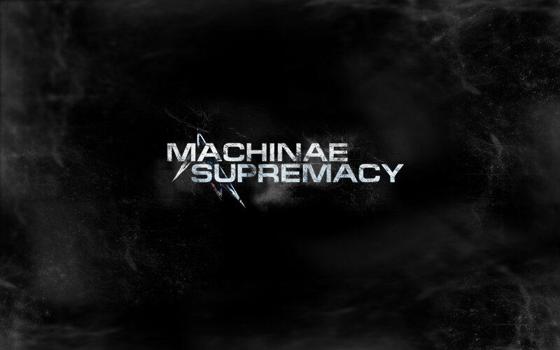 Machinae Supremacy Logo — Black