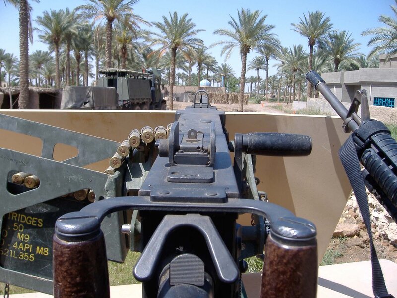 Machine Gun on Vehicle — Green