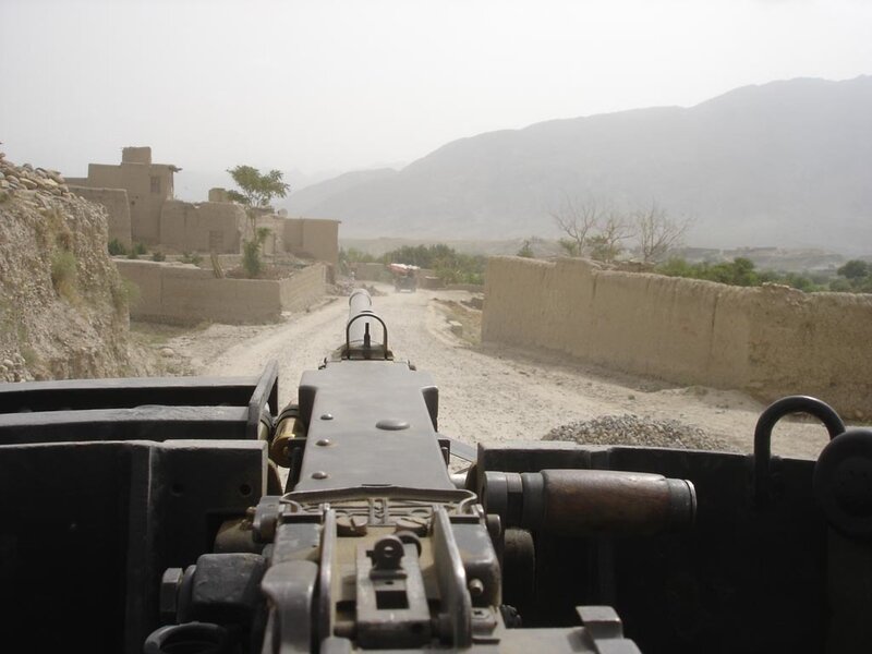 Machine Gun on Vehicle