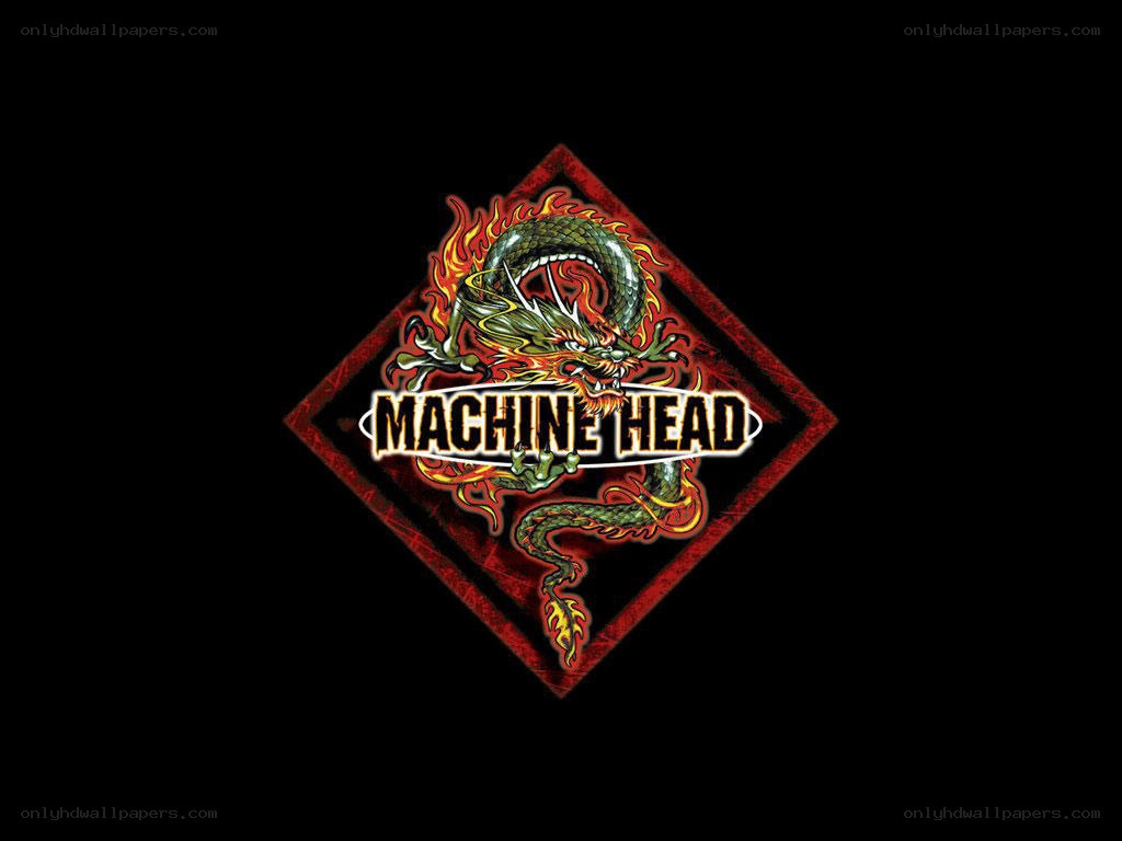 Machine Head band logo with dragon