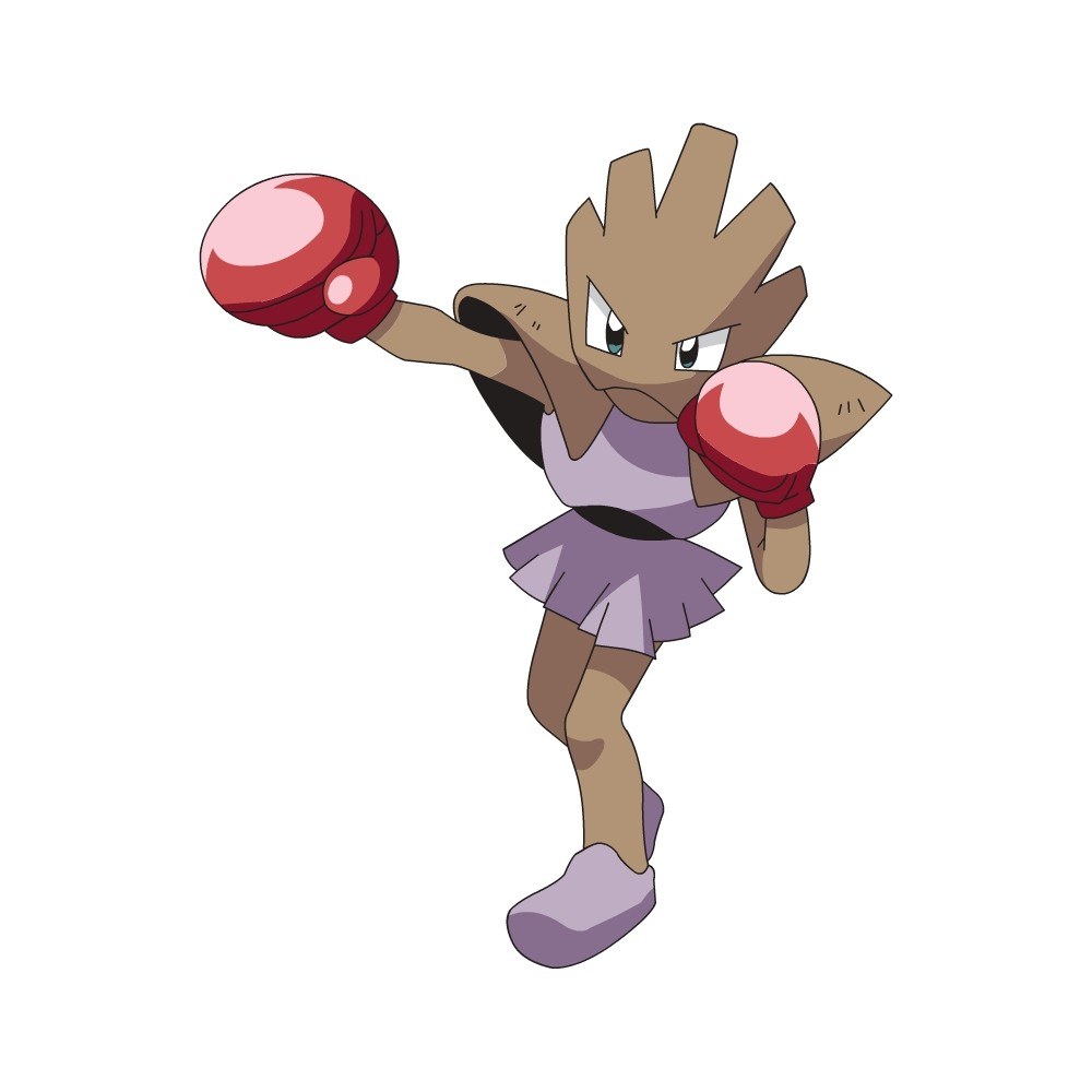 Machop in boxing stance