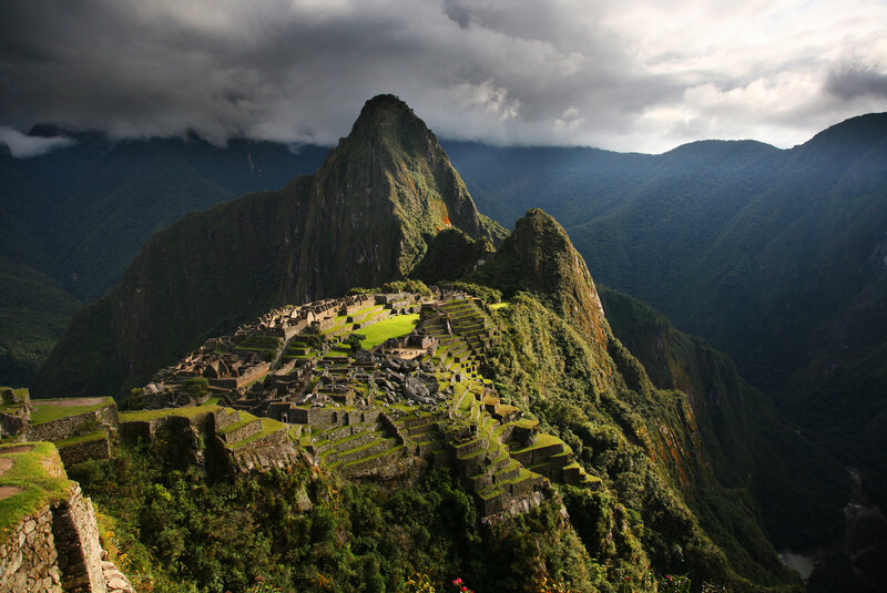 Machu Picchu ancient ruins