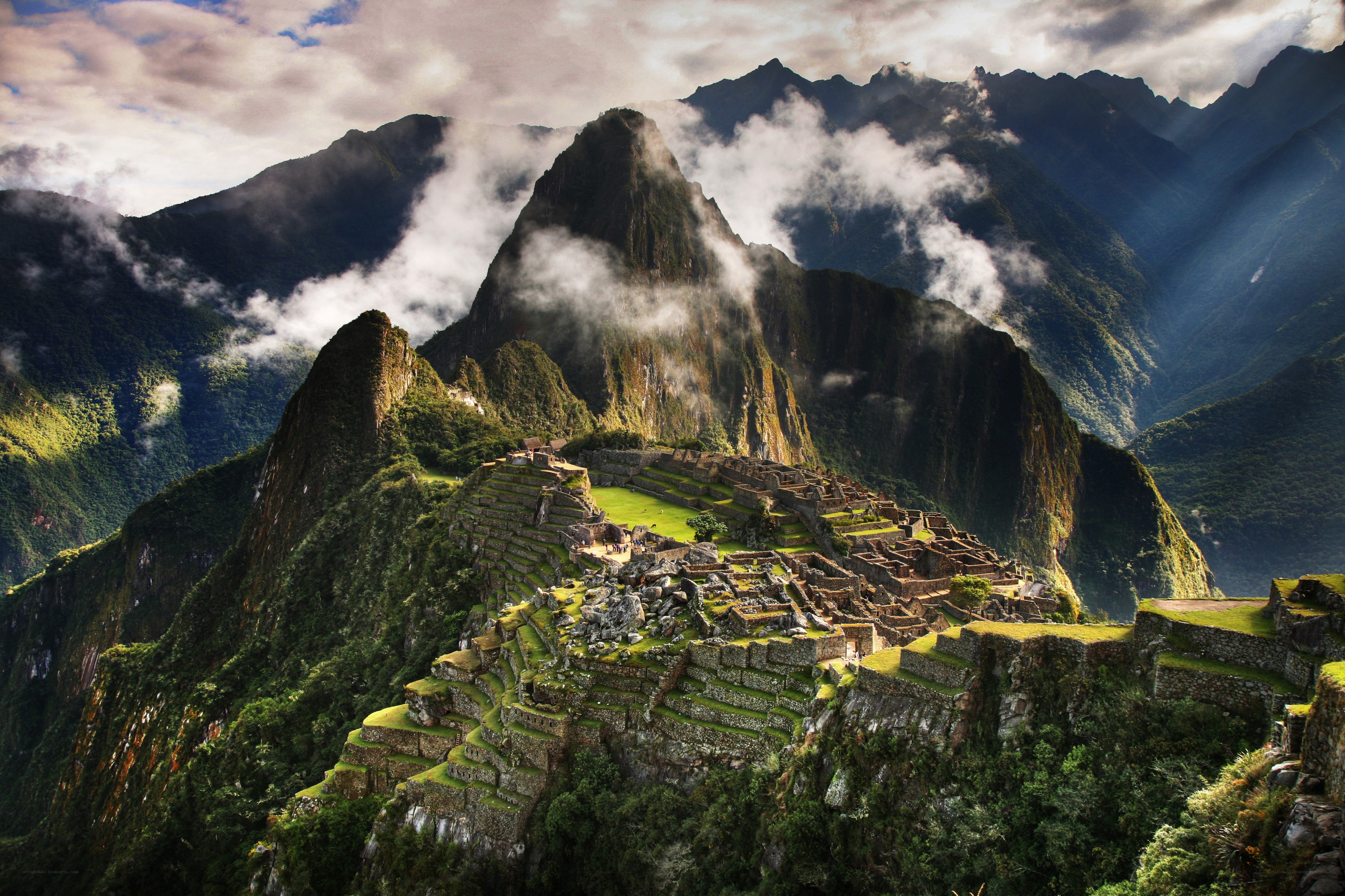 Machu Picchu ancient ruins