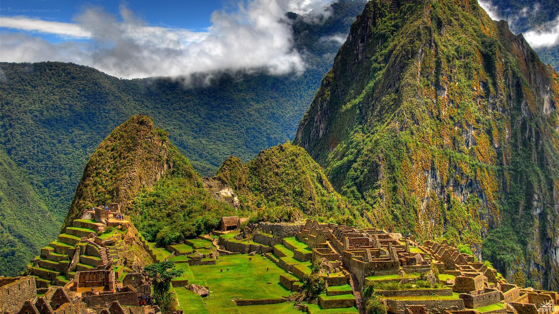 Machu Picchu ancient ruins