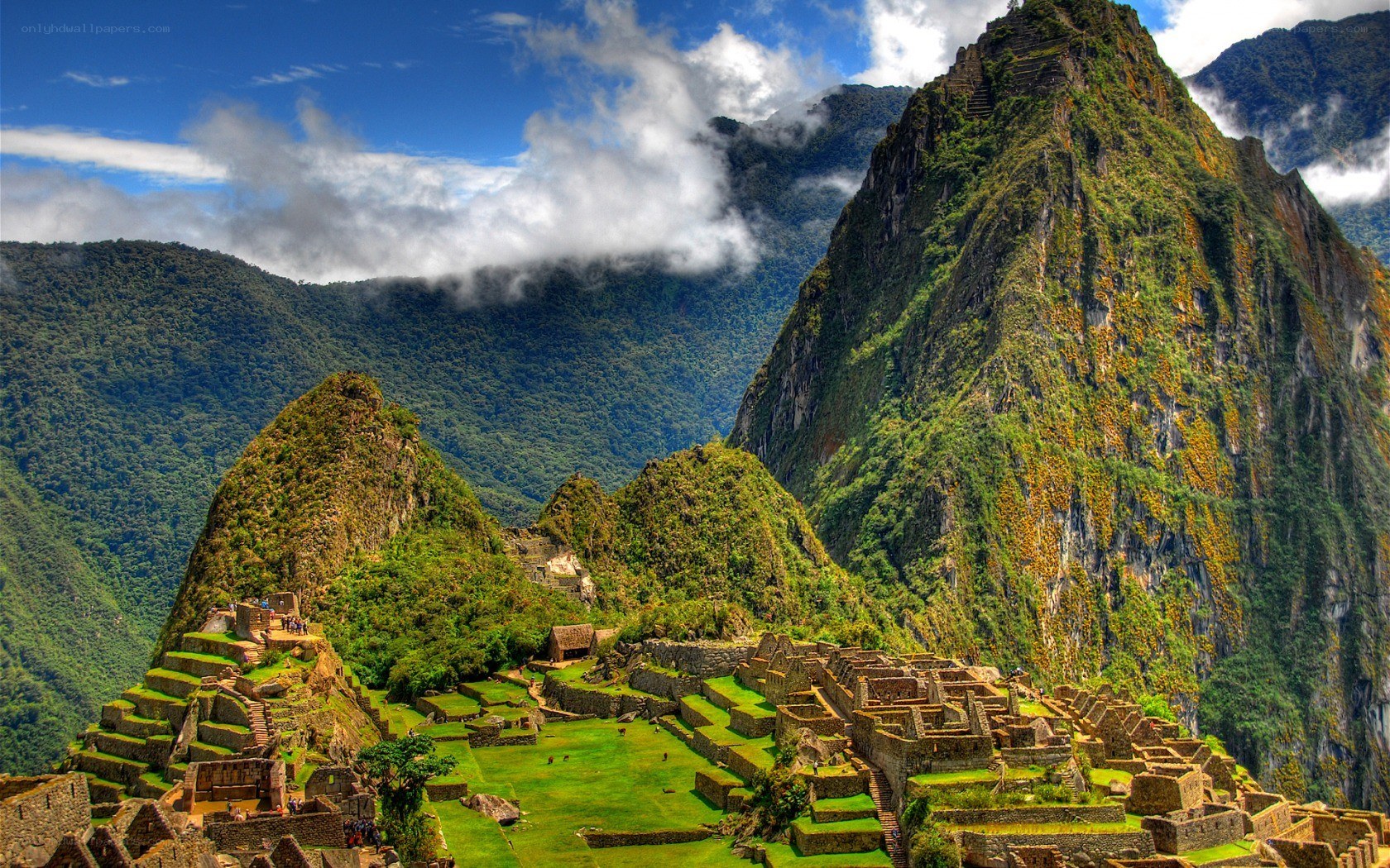 Machu Picchu ancient ruins
