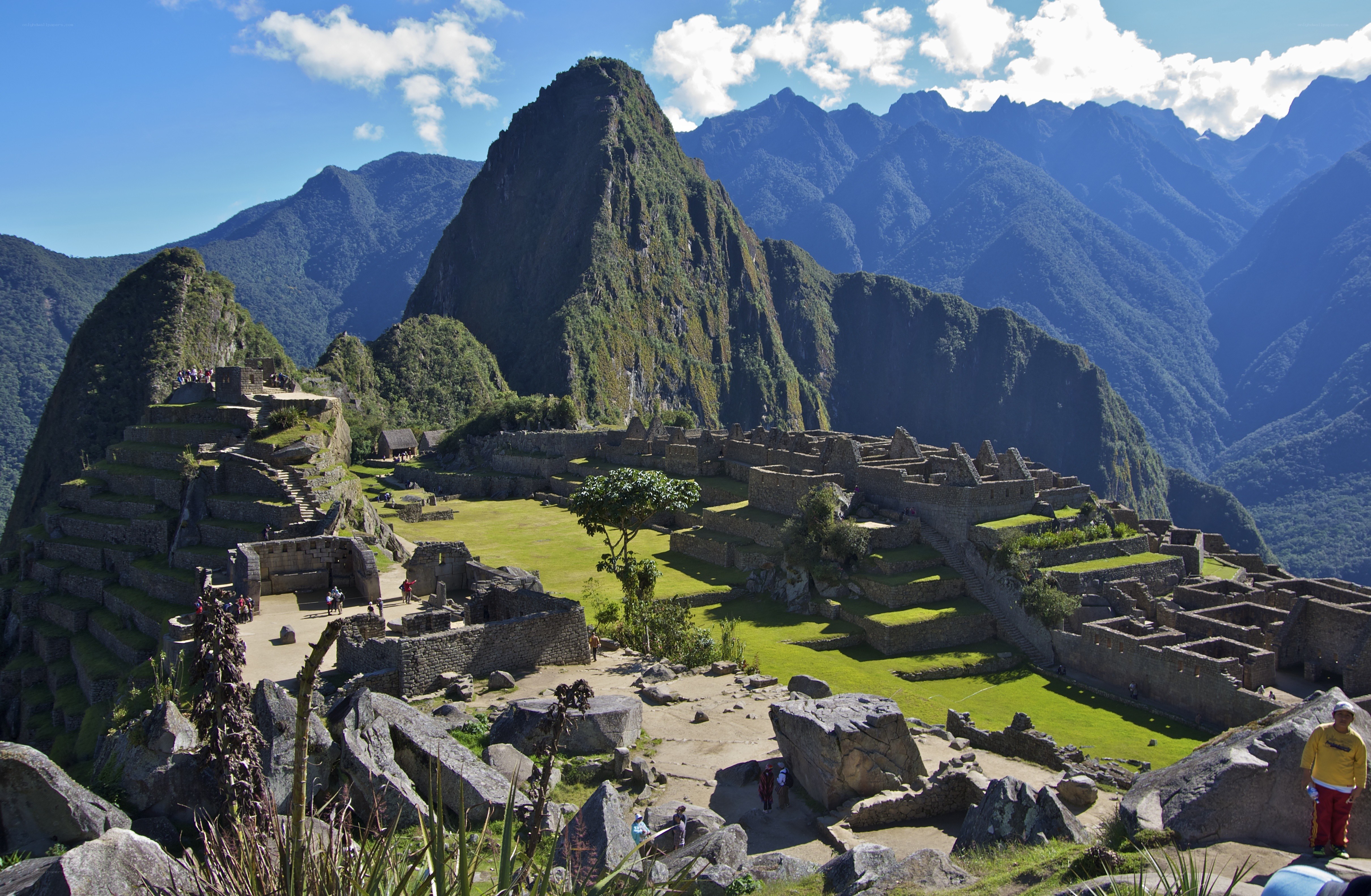 Machu Picchu ancient ruins