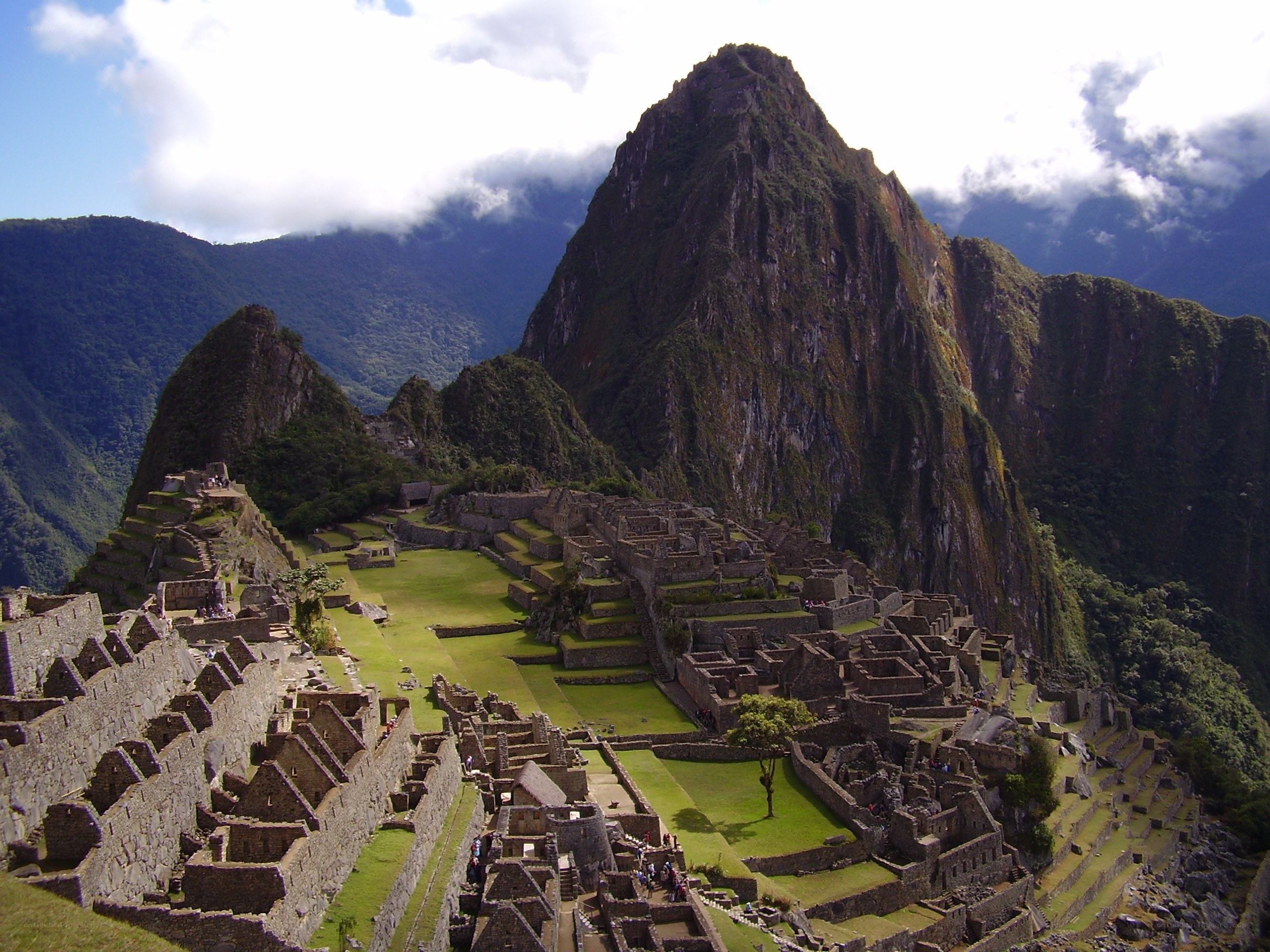 Machu Picchu ancient ruins