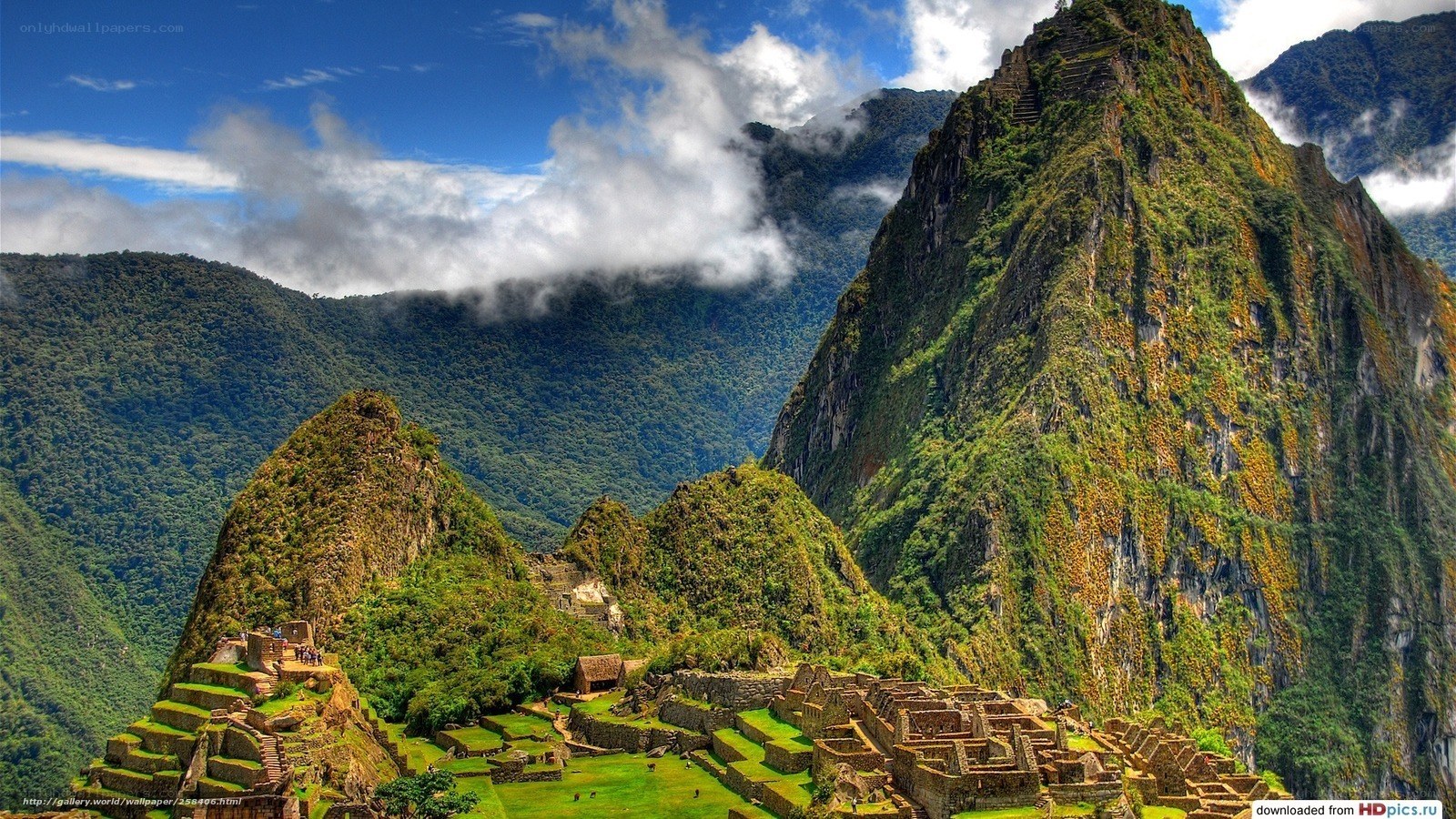 Machu Picchu ancient ruins