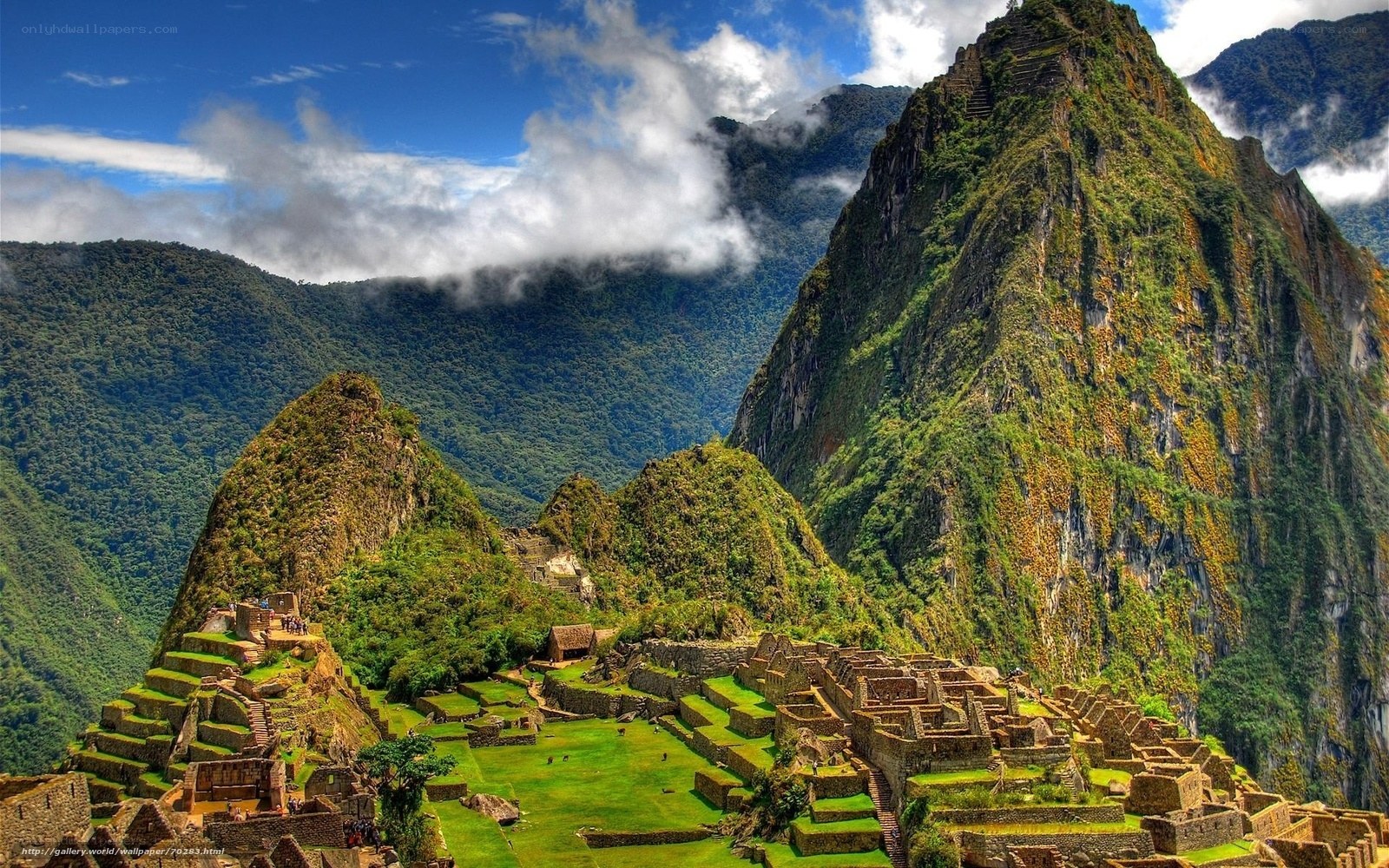 Machu Picchu ancient ruins