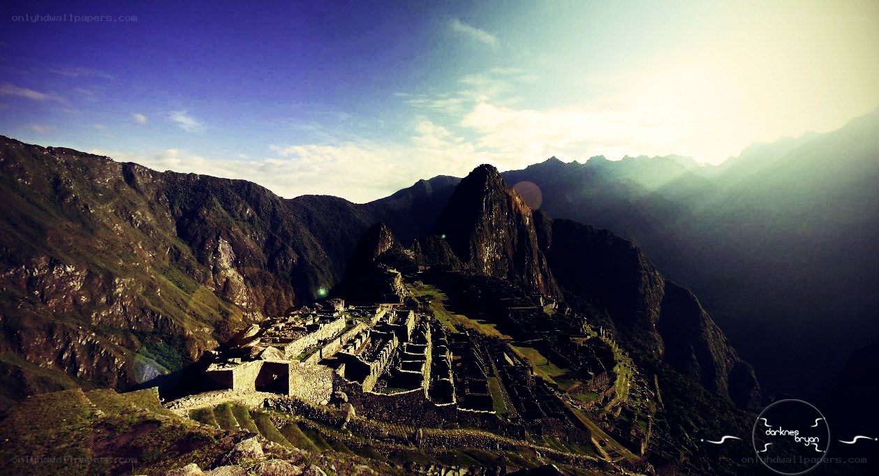 Machu Picchu at sunrise