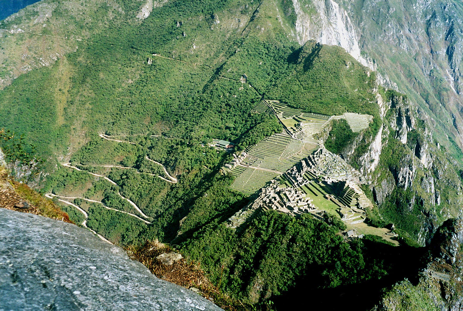 Machu Picchu from the mountain