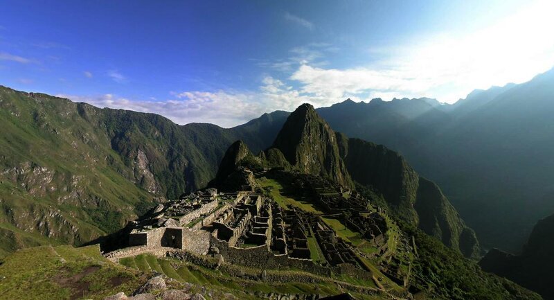 Machu Picchu Ruins — Blue, Serene, Morning