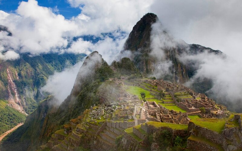 Machu Picchu Ruins — Green, Dramatic, Morning, Photograph