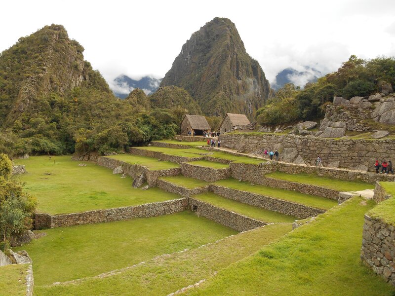 Machu Picchu Ruins — Green, Serene, Afternoon, Photograph, Mountains, Stone Walls