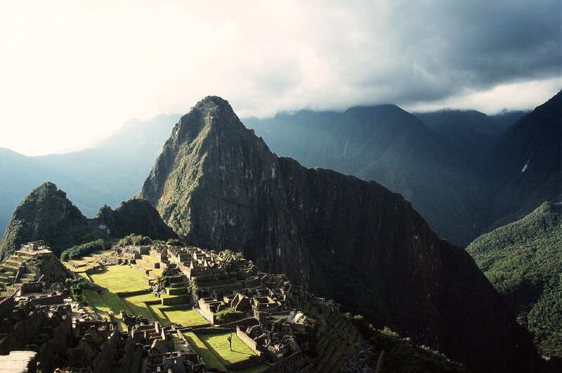 Machu Picchu Ruins — Green