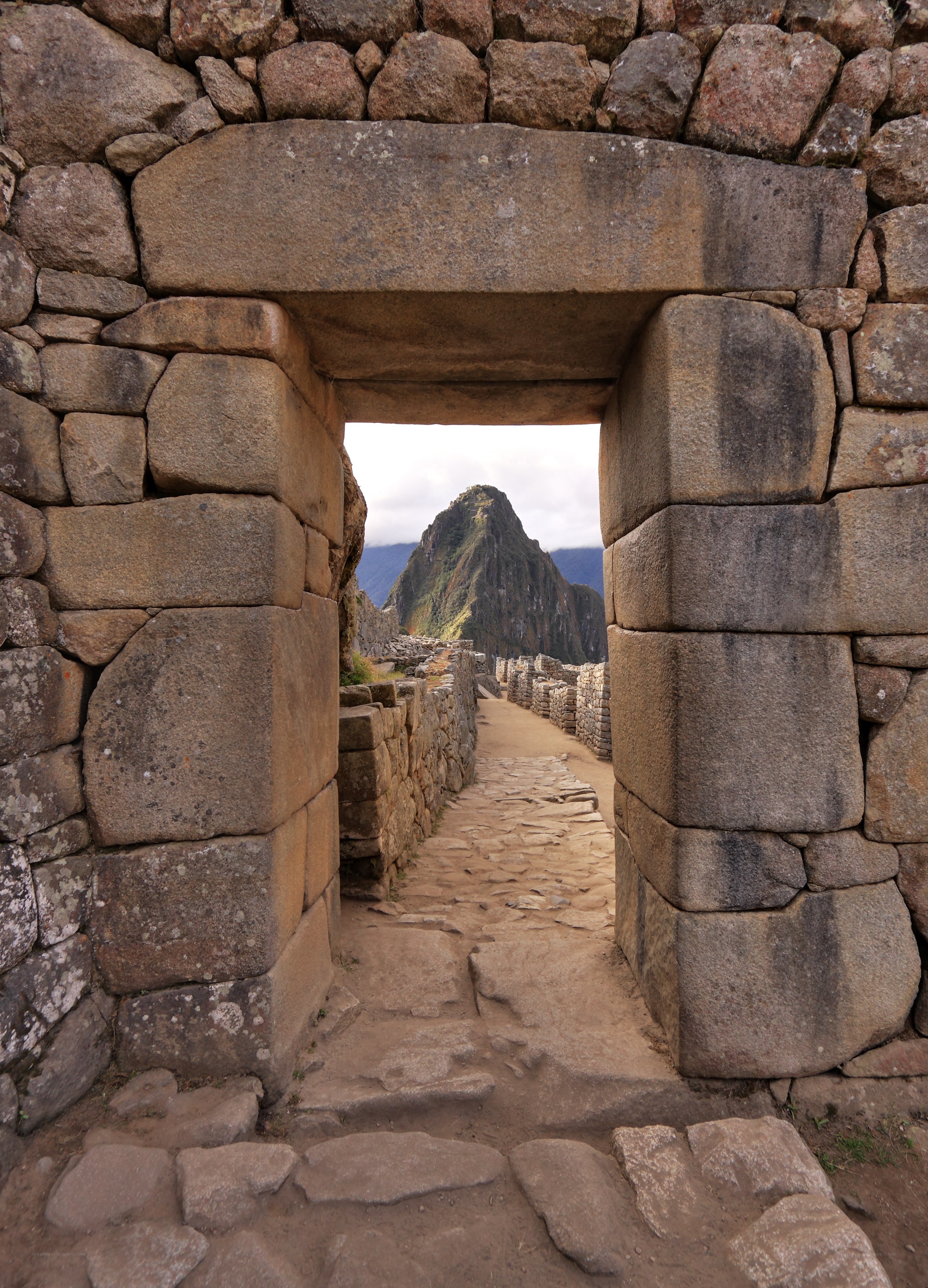 Machu Picchu stone doorway