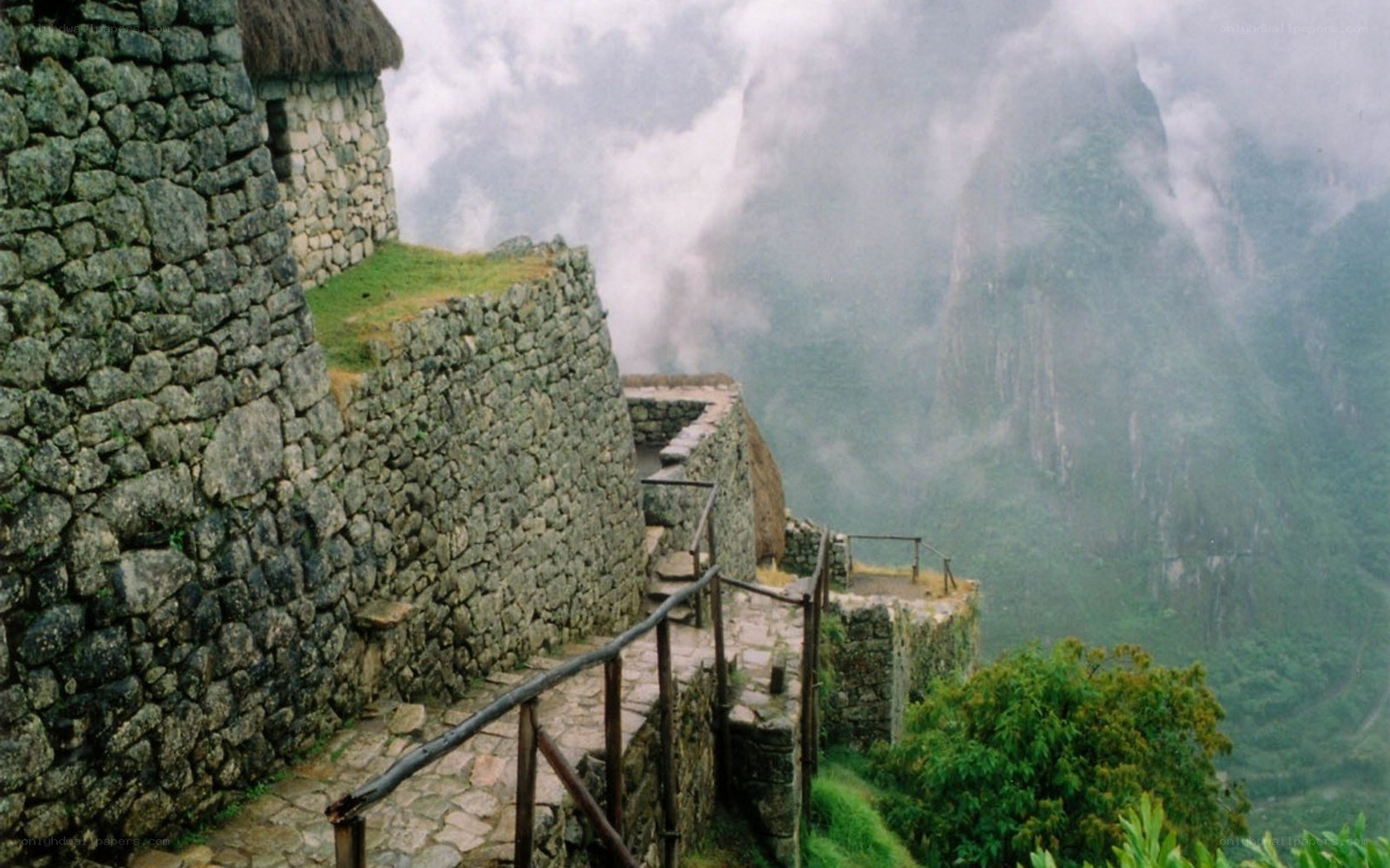 Machu Picchu stone walls