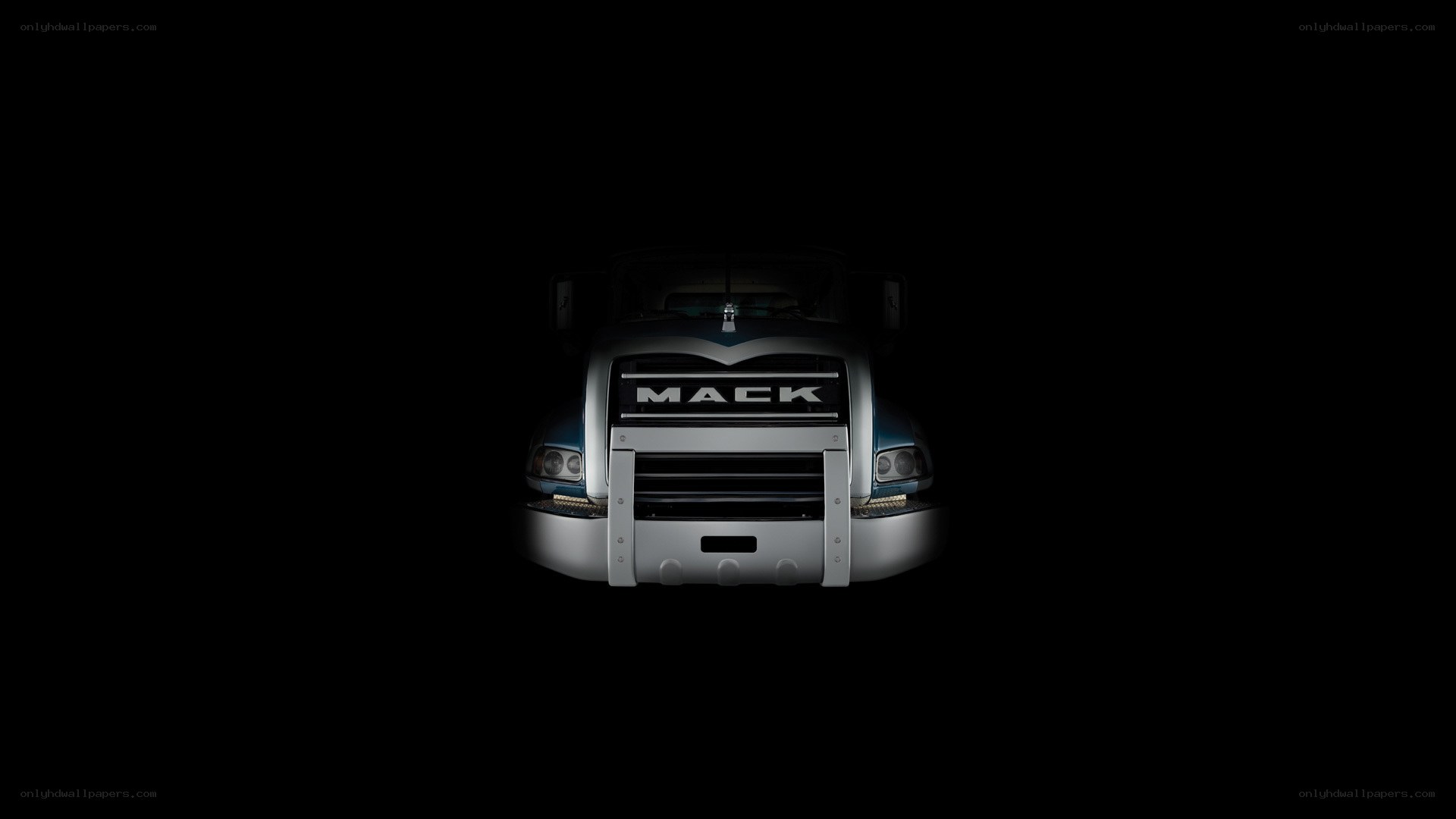 Mack truck front view
