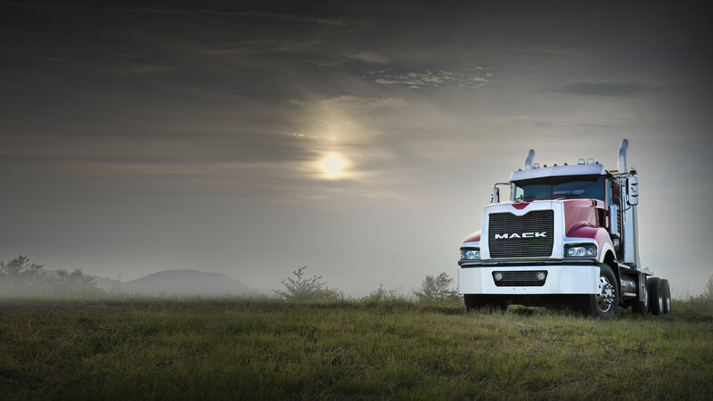 Mack Truck in Field