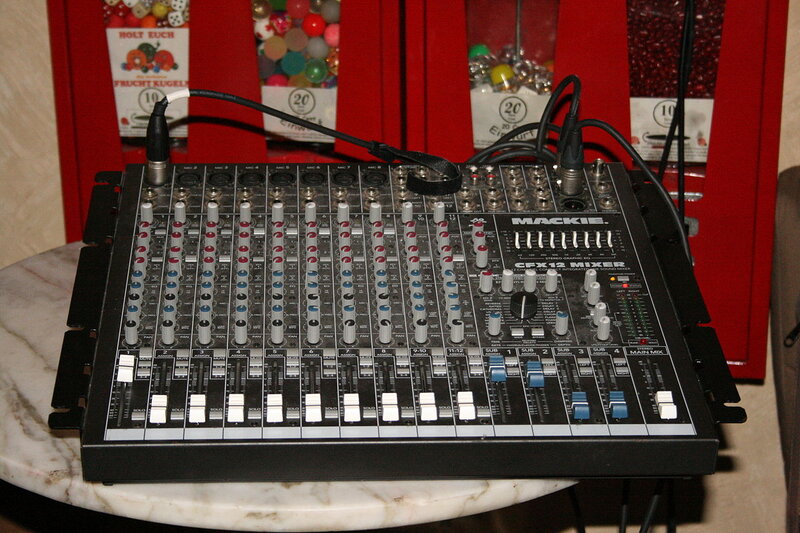 Mackie Mixer on Table