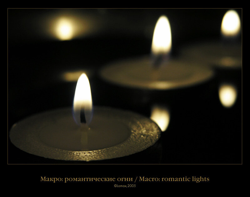 macro: romantic lights