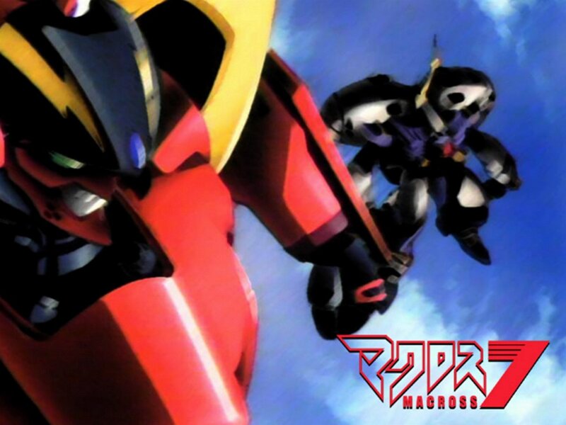 Macross 7 mecha battle