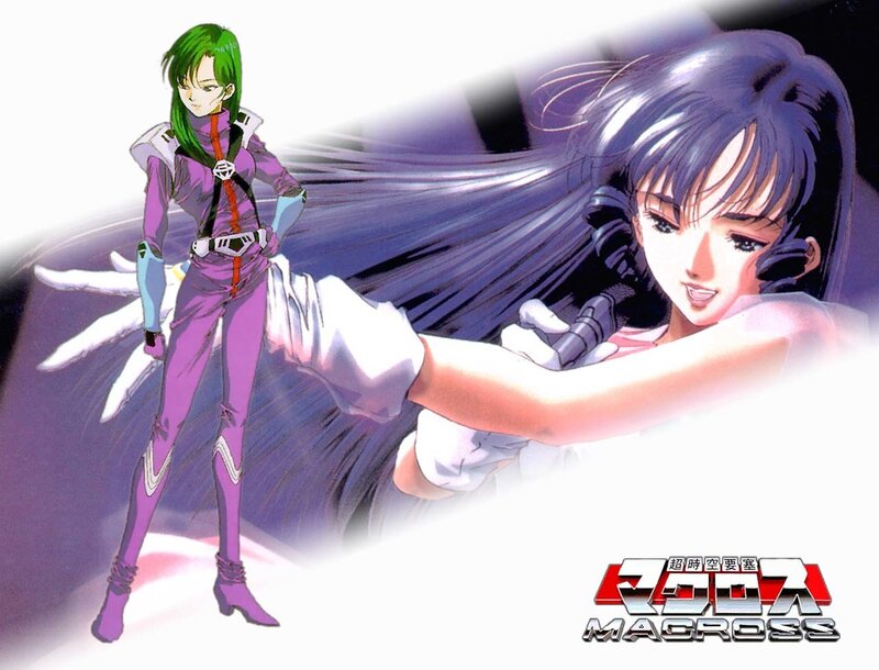 Macross anime character art