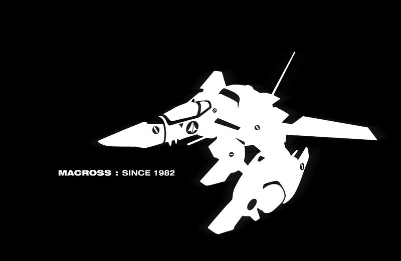 Macross logo silhouette