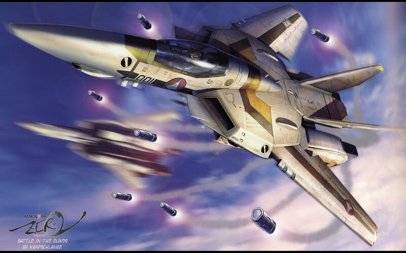 Macross Zero fighter jet