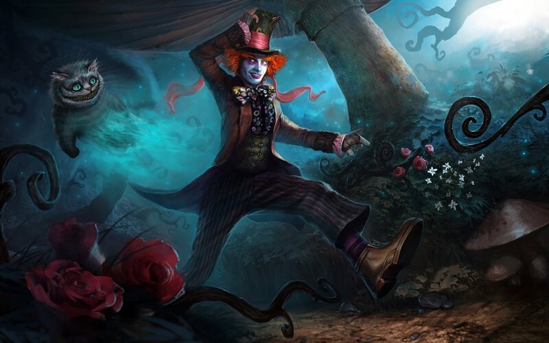 Mad Hatter and Cheshire Cat