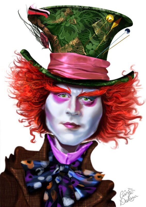 Mad Hatter character portrait