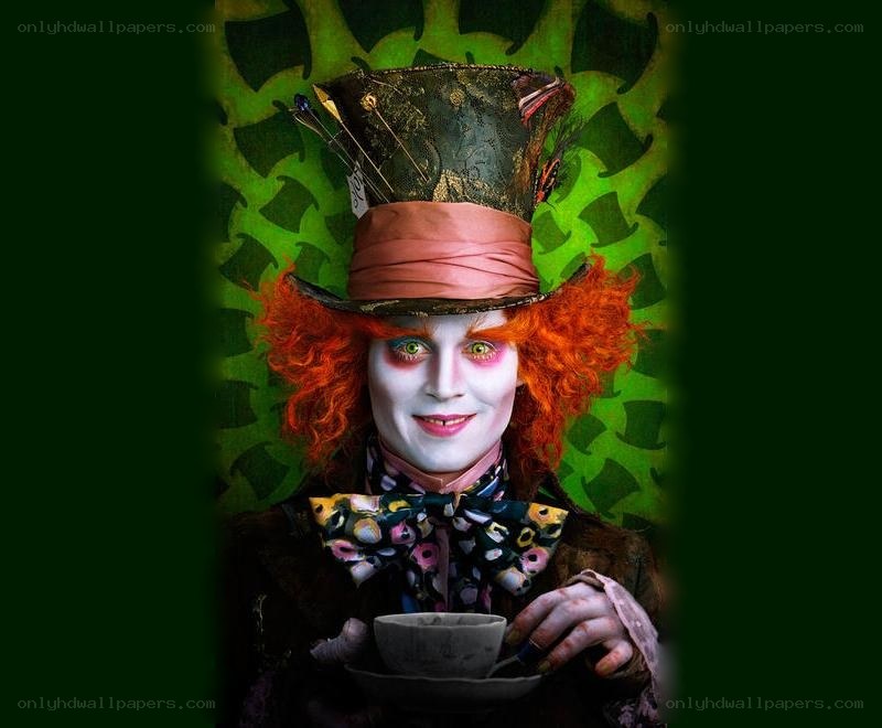 Mad Hatter holding a teacup