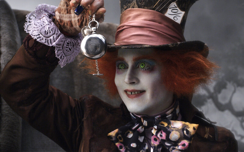 Mad Hatter with pocket watch