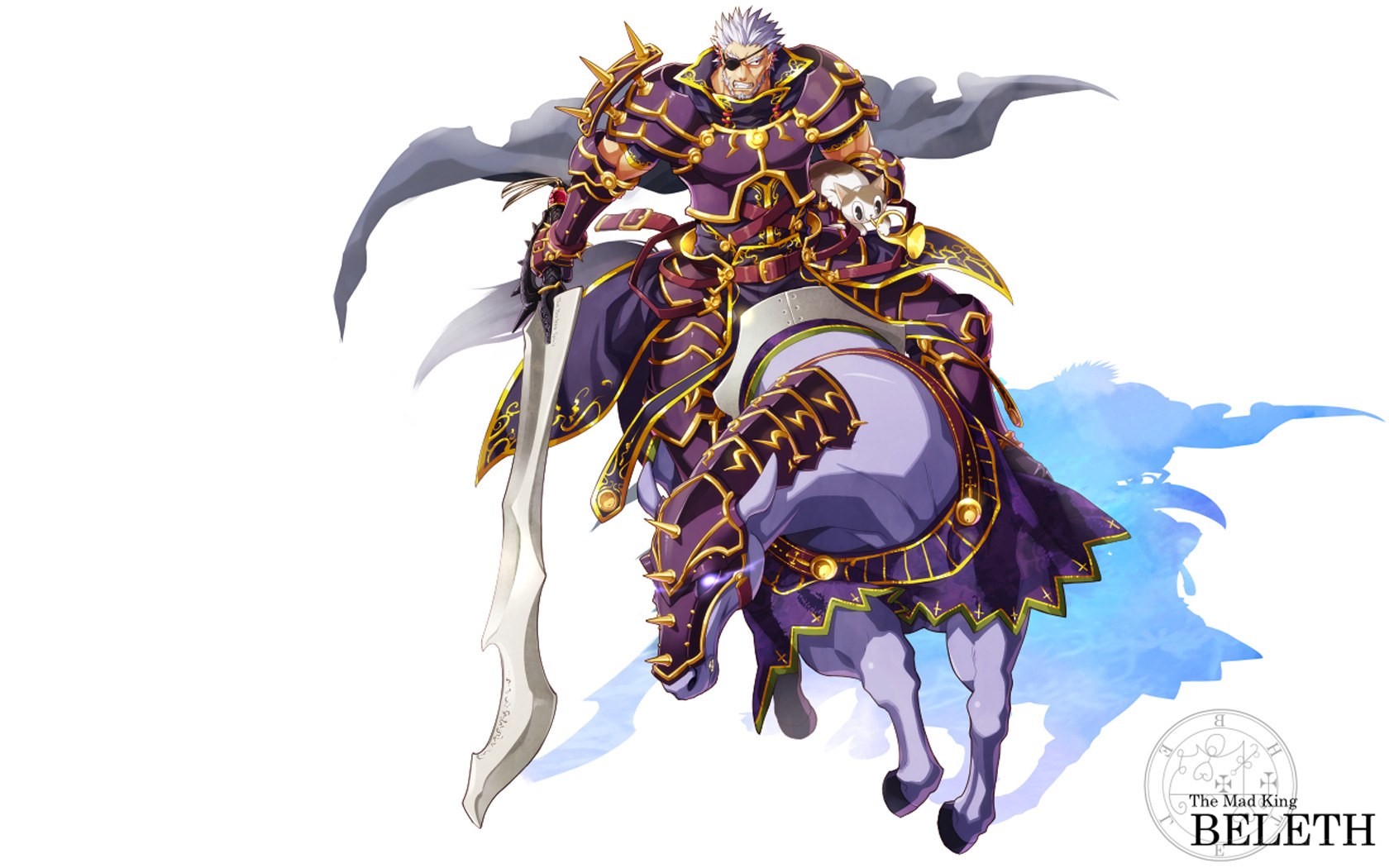 Mad King Beleth on horseback