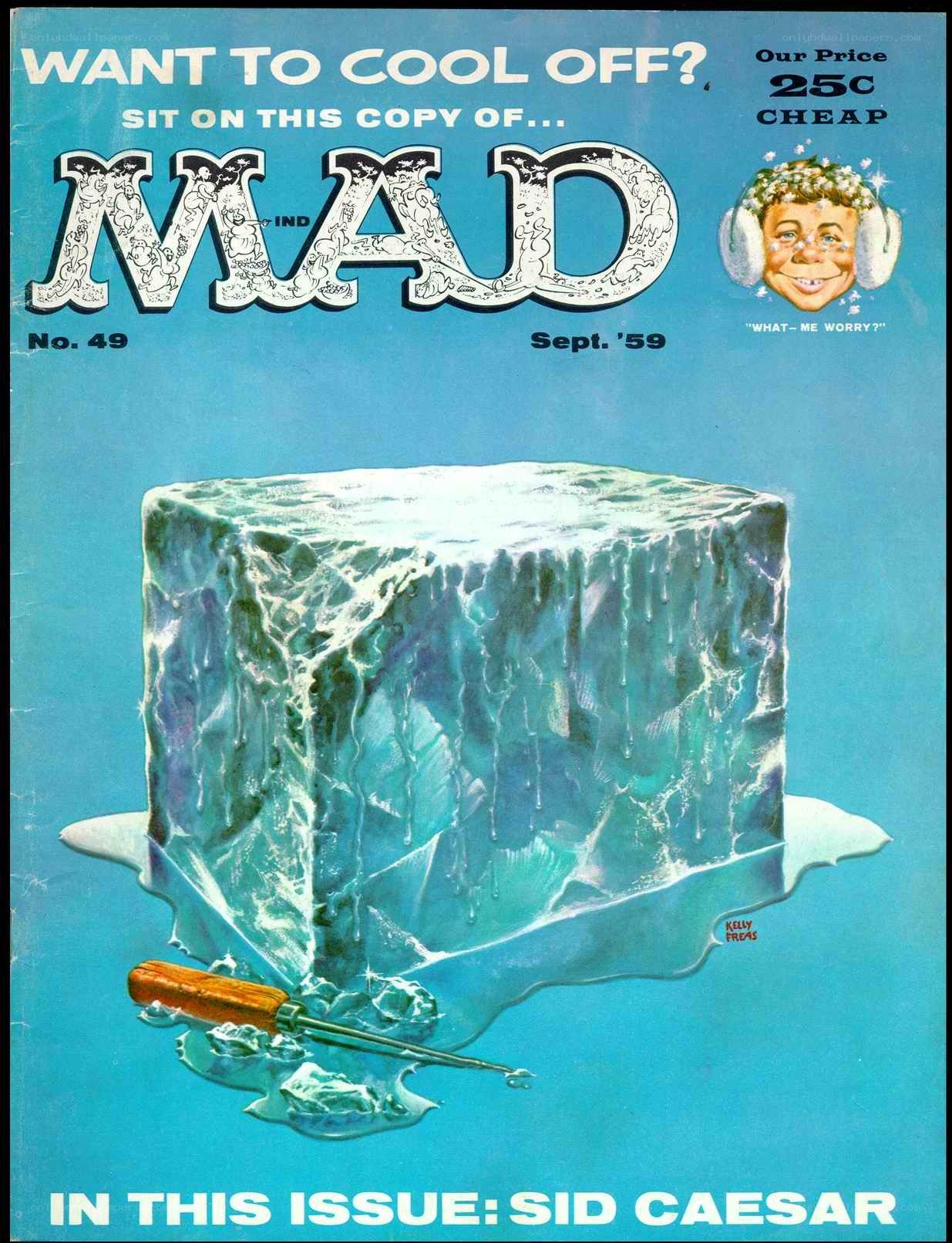 Mad Magazine cover with ice cube