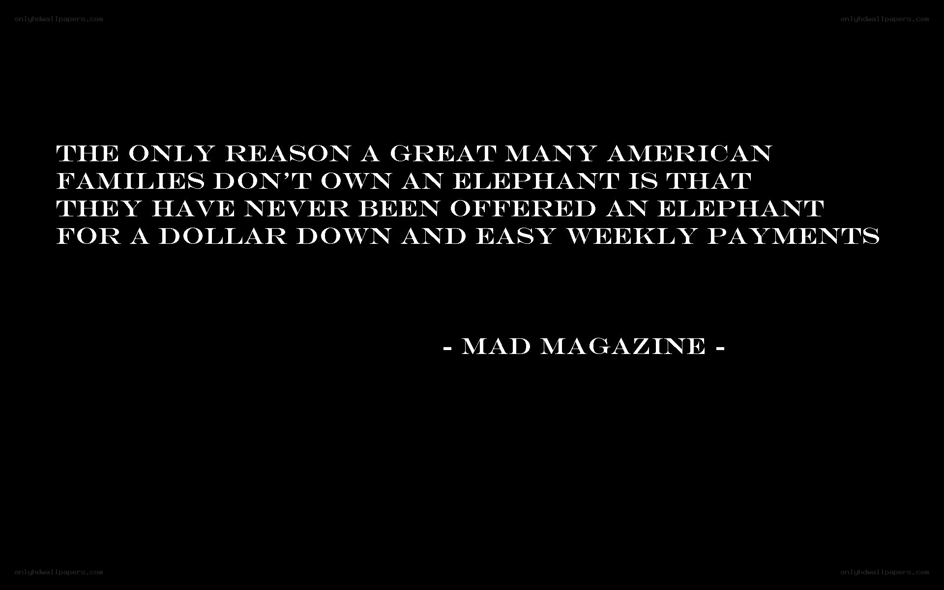 Mad Magazine quote