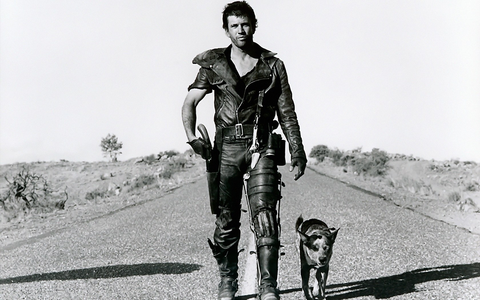 Mad Max character on road