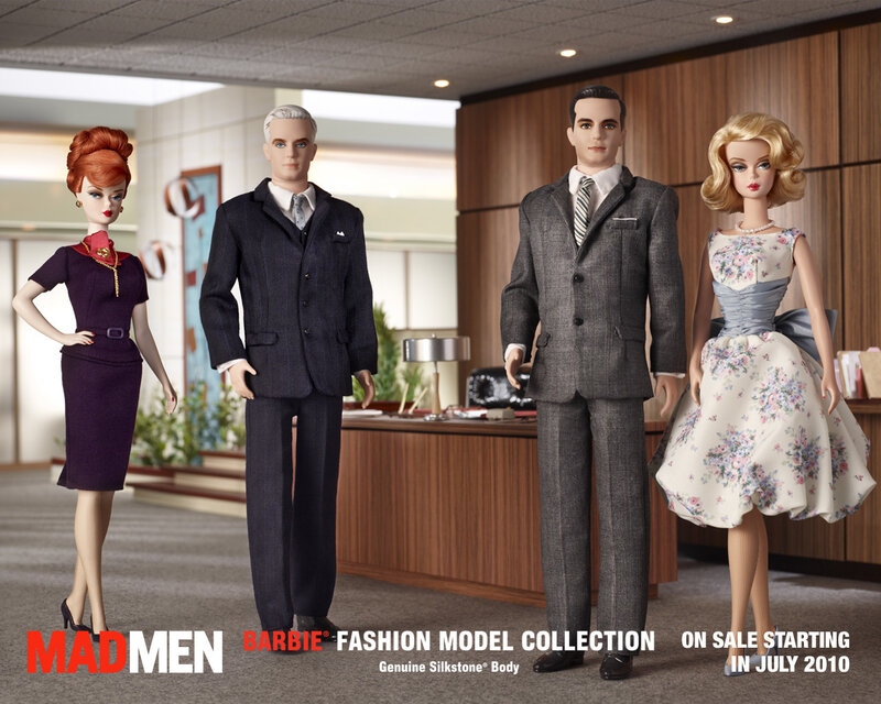 Mad Men Barbie Fashion Collection