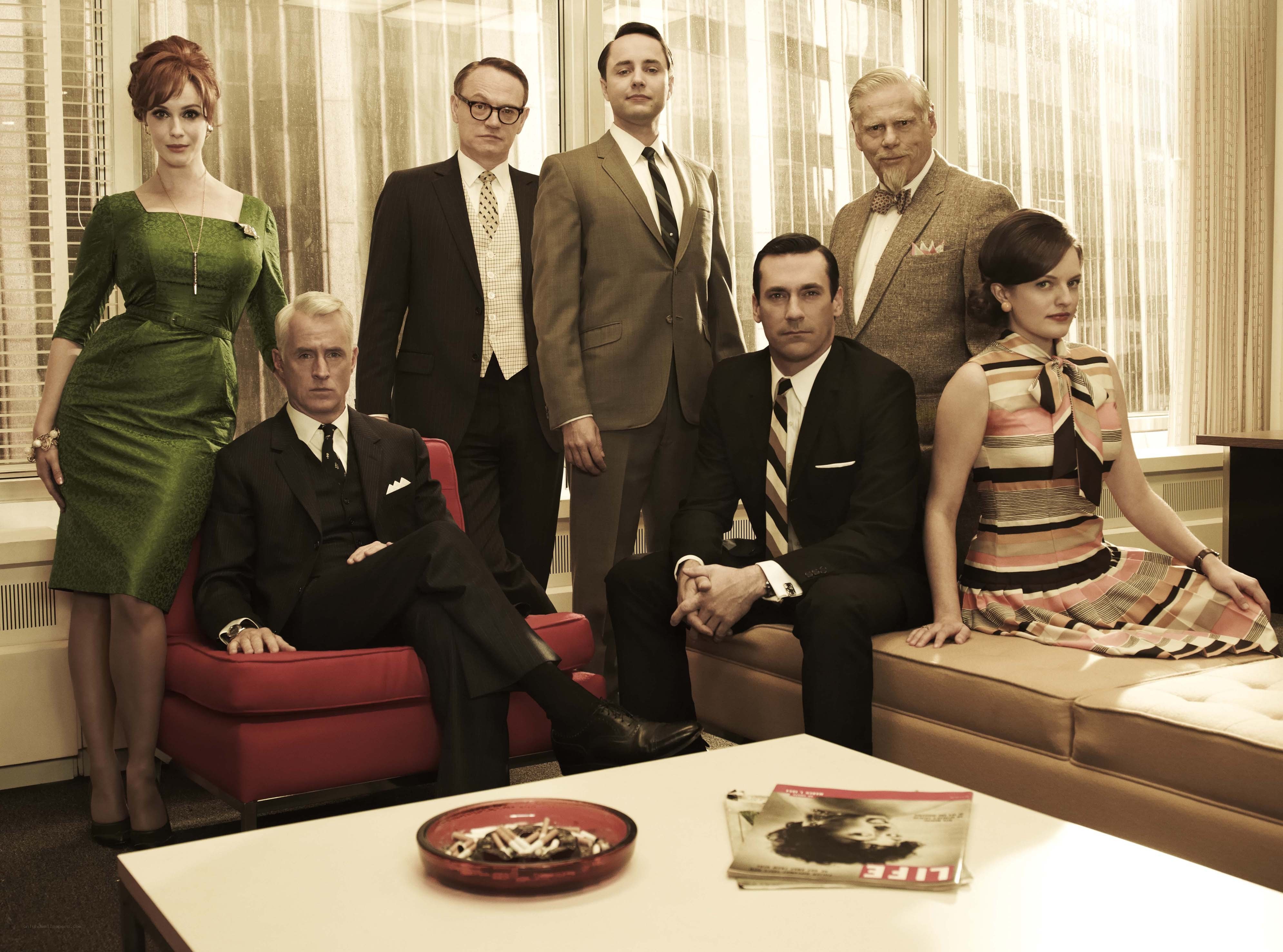 Mad Men cast group portrait