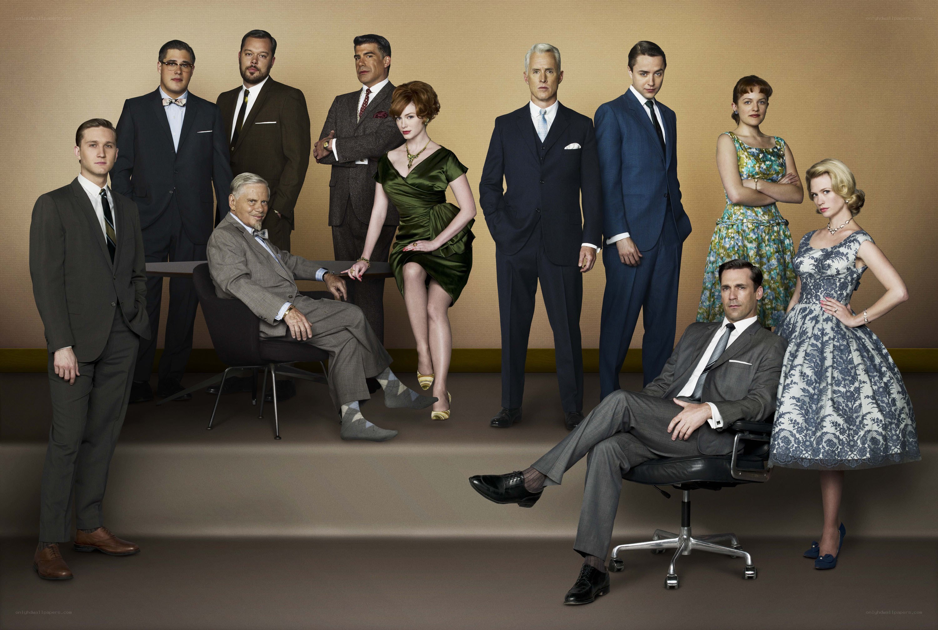 Mad Men cast group portrait